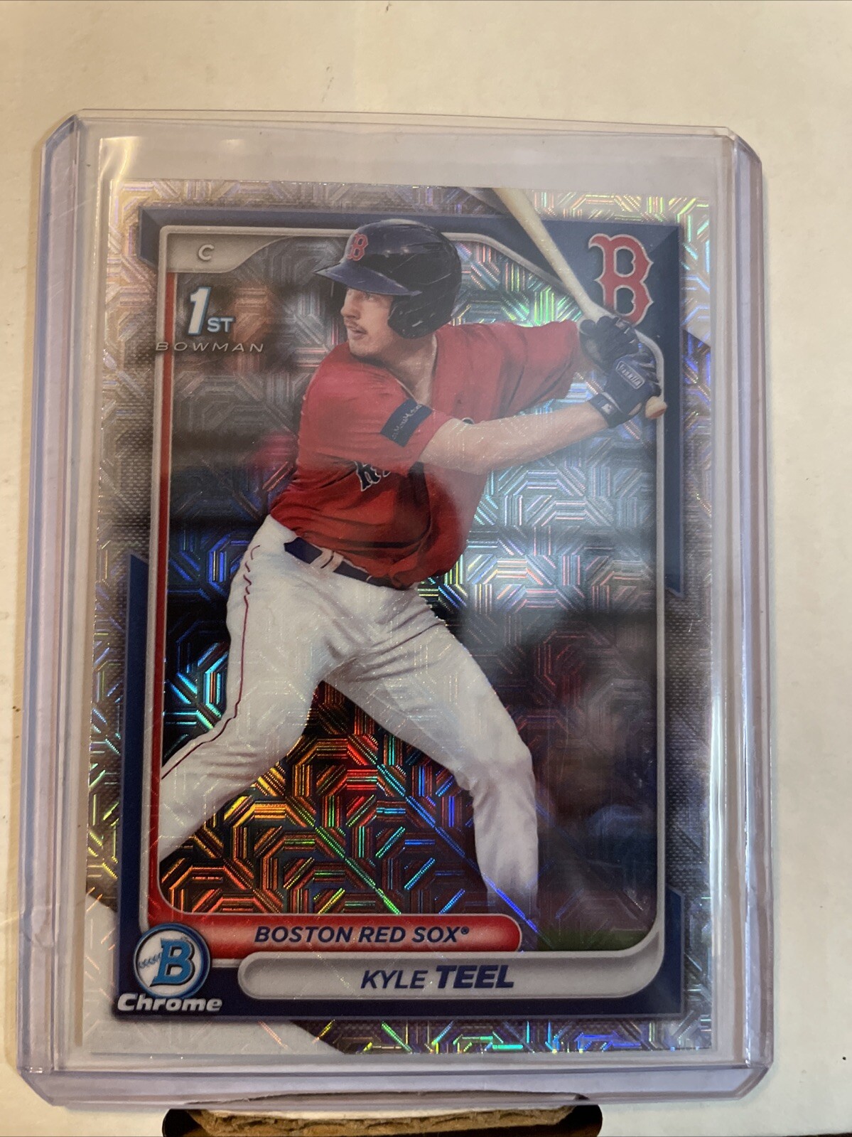 2024 Bowman - Chrome Prospects  Mojo Refractor #BCP-48 Kyle Teel (RC)
