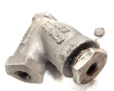 Stainless Steel Y Strainer 1/2'' NPT 600-SWP 1440-WOG / 3/64'' Perforation Screen