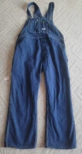 Big Smith Overalls Bibs 42 X 30 Dark Blue Denim 1184.2508 USA Made 7916