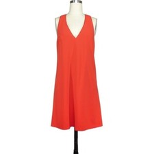 Alice + Olivia Halle Dress XSmall mod minimalist contemporary Crepe Shift Mini