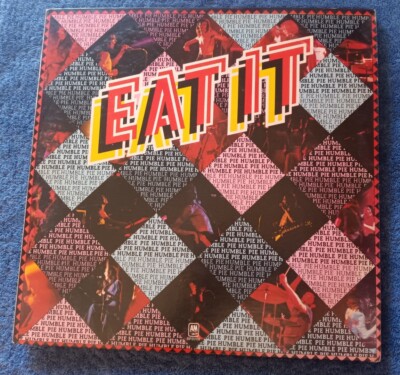 Humble Pie Eat It LP 1973 A&M 2 Record Set Gatefold Booklet Road Runner 