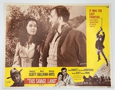 1964 The Savage Land Lobby Card Poster 14" x 11" - George C. Scott, Kathryn Hays