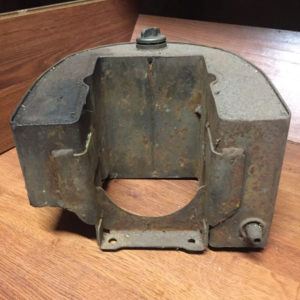 Harley Davidson 74 CI 80 Flathead Knucklehead Original OEM Oil Tank *CS Foto 4 de 4