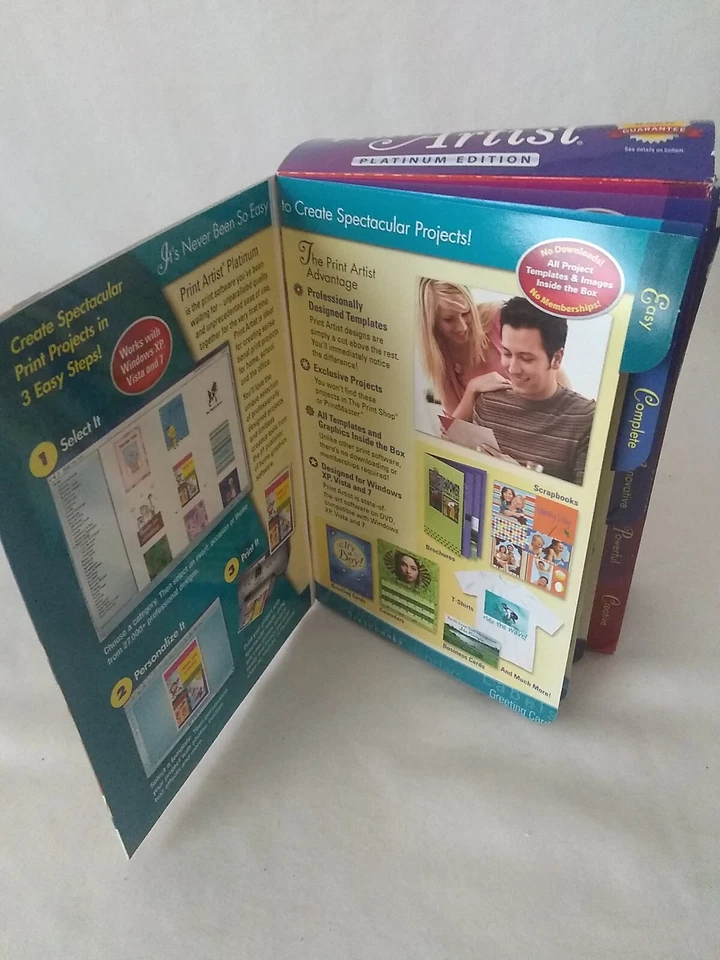 NIB Print Artist Platinum Edition Version 24 - Windows XP, Vista, 7 & 8 DVD - Image 2 of 4