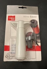 Vacu Vin Vacuum Wine Saver Pump And Stopper.  NEW