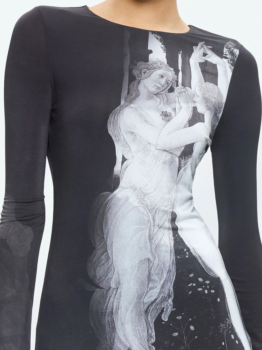 Alice Olivia Delora Maxi Dress in Renaissance Fresco NWT $495