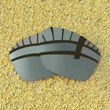 Polarized Lenses Replacement for-Oakley Sliver XL OO9341 Sunglasses-Solid Black