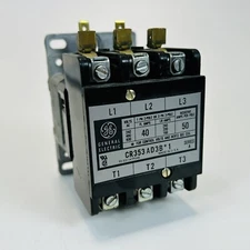 General Electric CR353AD3B*1 (CR353AD3B) Ser. A Contactor 40A 3-Pole 120V Coil.