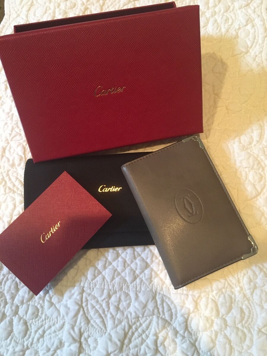 Must de Cartier Credit Card Holder - New Gray | eBay Must de Cartier Credit Card Holder - New Gray | eBay