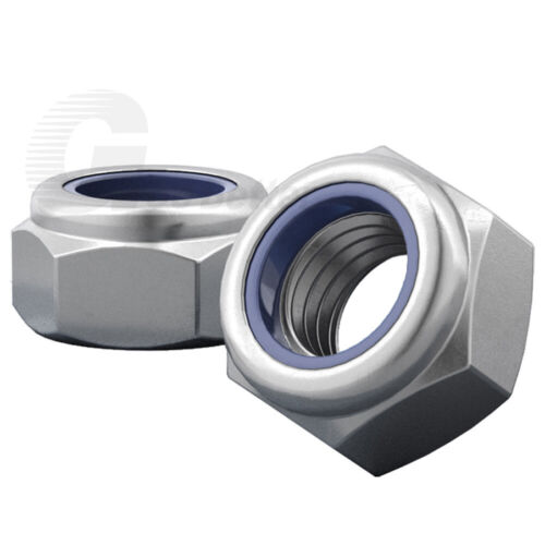 Selbstsichernde Muttern M6-M20 DIN 985 Feingewinde Stopmuttern Sicherungsmuttern - Bild 4 von 17