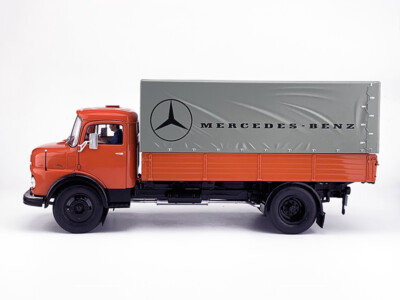 Schuco 1:18 Mercedes-Benz L911 Kurzhauber Flatbed Truck Simulation