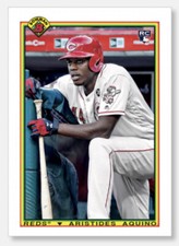 ARISTIDES AQUINO 2020 Bowman Baseball Oversized 1990 Bowman Card 5x7 #/49