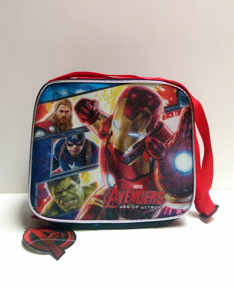 Marvel Kids Iron Man Rugzak Avengers Detatchable Lunch Bag Water