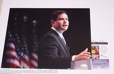 2016 REPUBLICAN MARCO RUBIO FOR PRESIDENT SIGNED CAMPAIGN 11X14 PHOTO C JSA COA