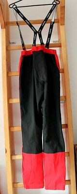 RUKKA Gore Windstopper Red Ski Pants Snowboard Trousers Salopettes Women 38 UK M