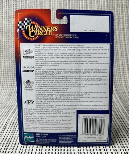 Winners Circle Dale Earnhardt Jr #3 ACDelco 1999 Chevy Monte Carlo 1:64 NASCAR - Picture 9 of 11