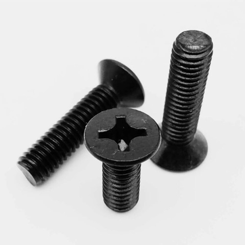 Black 304 Stainless Steel Cross Countersunk Head Screws Flat Head Long Screws - Picture 6 of 202