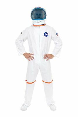 Charades Astronaut Flug Anzug Nasa Weiß Adult Herren Halloween Kostüm CH02034