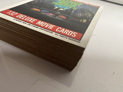 Juego completo de 11 pegatinas Teenage Mutant Ninja Turtles The Movie Topps 1990 - Imagen 7 de 7
