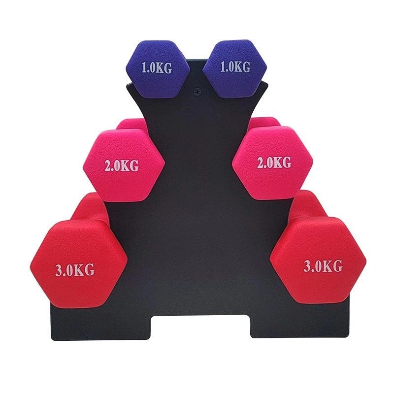 Neoprene Dumbbell Set with Rack 1kg 2kg 3kg Pair Hand Weights Fitness Gym home
Opens in a new window