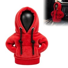Hoodie Car Gear Shift Knob Cover, Cute Funny Shifter Lever Decor Protector