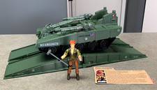 Vintage G.I. Joe 1984 Bridge Layer with Toll Both 100 Complete
