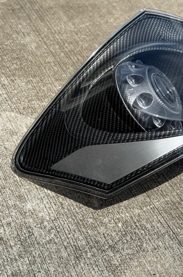 Luces traseras transparentes para sedán Infiniti G37 V36 G35 Q40 06-14 4 puertas carcasas de fibra de carbono Foto 3 de 4