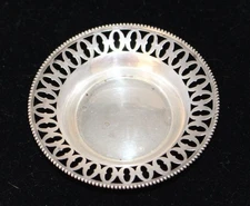 ONE Towle 9610 Sterling Silver Butter Pat Dish Tray Pierced No Mono