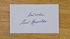 BURT REYNOLDS SIGNED 3x5 INDEX CARD AUTOGRAPH