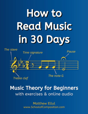 How to Read Music in 30 Days: Music Theory for Beginners - with Exercises & Onli