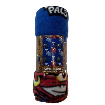 Monster Jam Truckin' Pals Kids Travel Blanket 40 x 50 Blue Polyester NEW