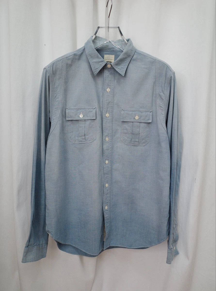 RRL Denim Casual Button-Down Shirts for Men for sale - eBay