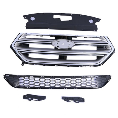 #ad For Edge 2015 2018 Upper Chrome Grille Lower Mesh Radiator Cover Bumper Brackets $93.49