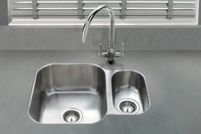 NEW Stainless Steel 1.5 undermount kitchen Sink Victoria Plumbing 595×460 AX4320
