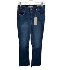 Wit Wisdom AbSolution High Rise Itty Bitty Boot Jeans Blue Size 6