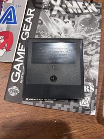 Sega Game Gear Marvel X-Men Gamemasters Legacy W/ Box & Instructions