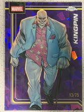 2026 Topps Chrome Sapphire Marvel #65 Kingpin Purple Sapphire Refractor /75