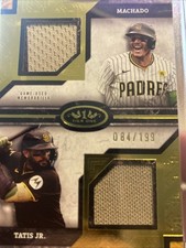 Manny Machado Fernando Tatis Jr. 2025 Topps Tier One #DPR-MT Dual Jersey /199