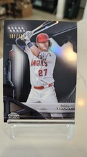 2026 Topps Chrome Black Mike Trout Refractor /199 Angels 🔥