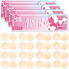 Reusable Silicone Nipple Covers for Women,Small Strong Adhesive Pasties 32 Pcs