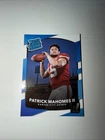 Patrick Mahomes Rated Rookie Panini Card