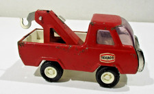 Vintage Buddy L Pressed Steel TEXACO RED Tow Truck