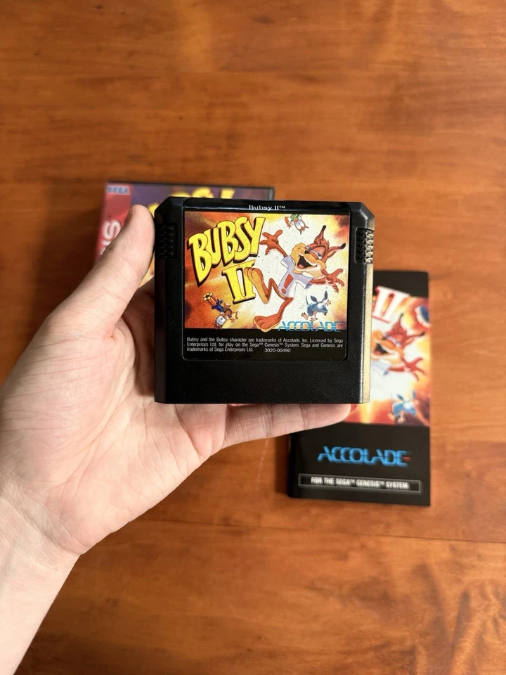 Bubsy II 2 (Sega Genesis) MINT Condition CIB Complete & Tested - Ships Fast - Image 3 of 4