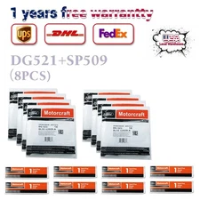 OEM Motorcraft 8 Ignition coil DG521 & Spark Plug SP509 For Ford F150 4.6 5.4L.