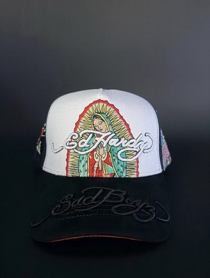 Sad Boyz X Ed Hardy  LA VIRGEN  Hat Junior H READY TO SHIP FULL SET