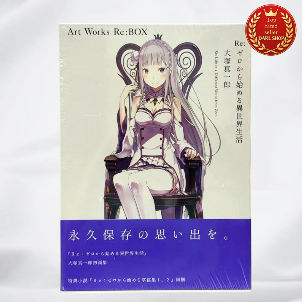 Japan NEW Re:Zero Shinichirou Otsuka Art Works Re:BOX Special Edition and Novels - Image 3