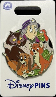 2025 Disney Parks Family Cluster Pin Fox & The Hound Tod Copper Boomer Tweed
