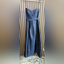 Alfred Sung Elegant Navy Blue Dress Sz 4R
