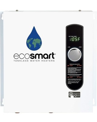 EcoSmart ECO27 Tankless Water Heater-240V, 27kw, 6.5gpm--Eco27