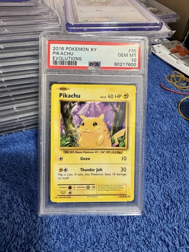 Pikachu graded PSA 10 for sale on eBay